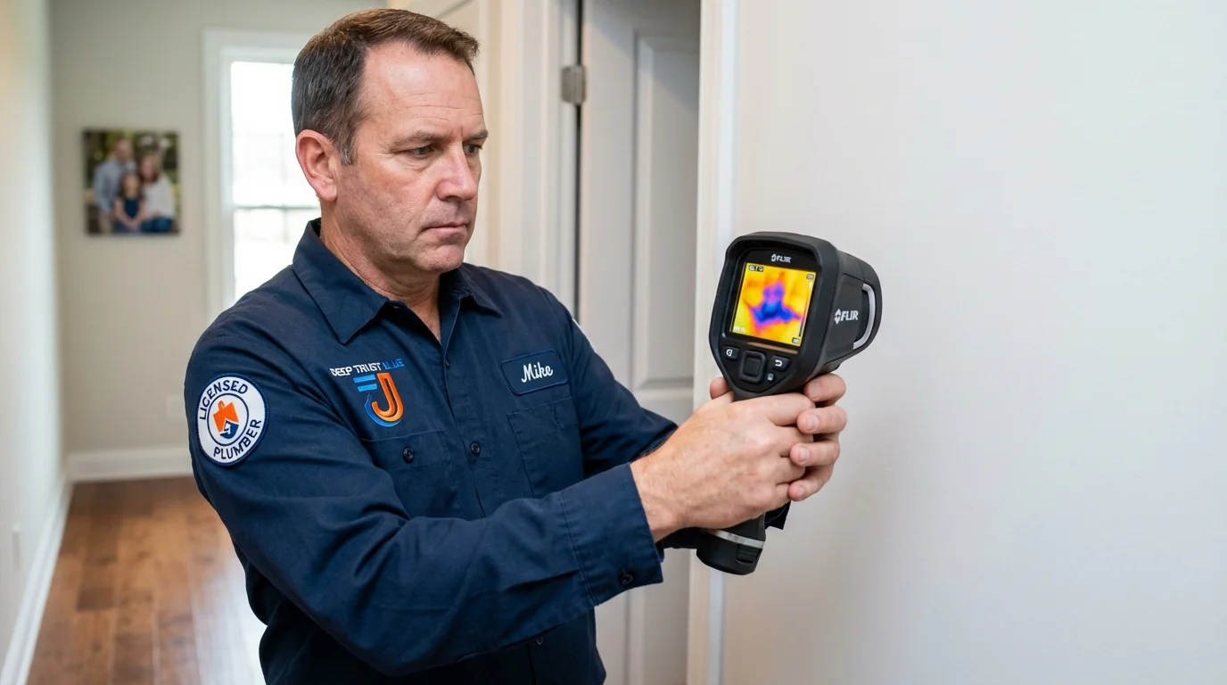 Thermal imaging leak detection by Johns Plumbing LLC in Memphis